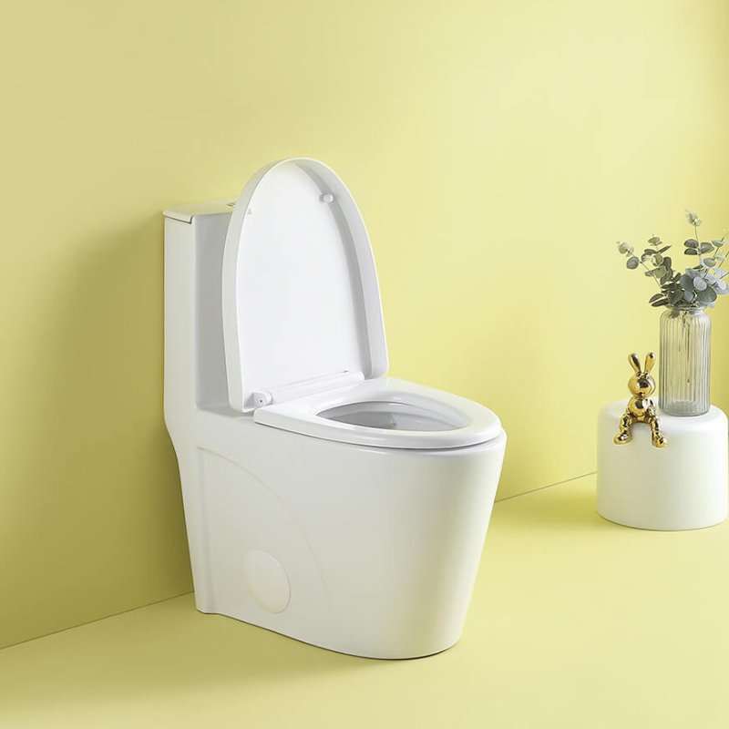 1.1/1.6 GPF Dual Flush Elongated 1-Piece Toilet with Soft-Close Seat