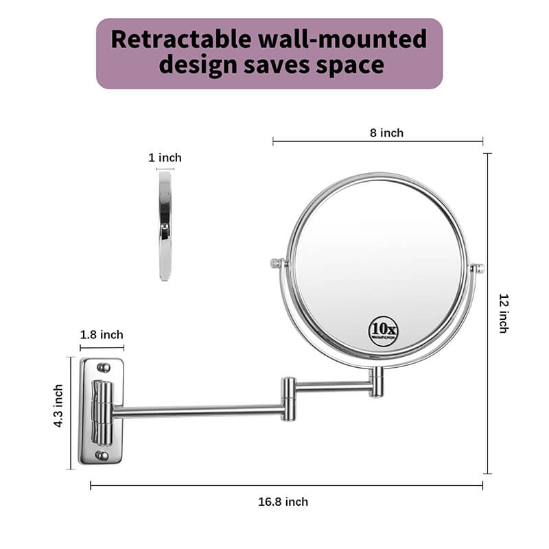 retractable design and dimension image 