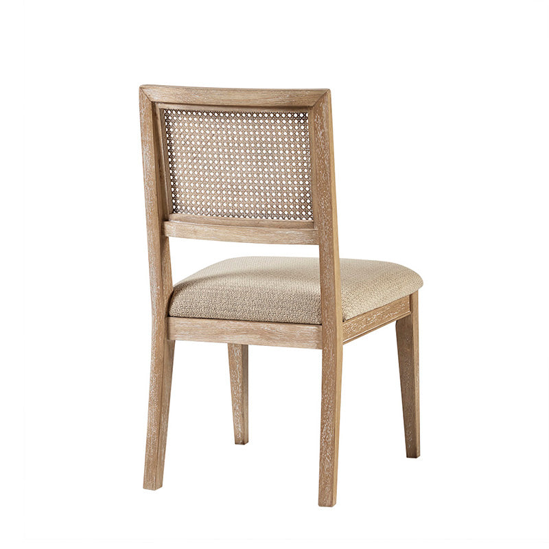 Back wiew of wood dining chair