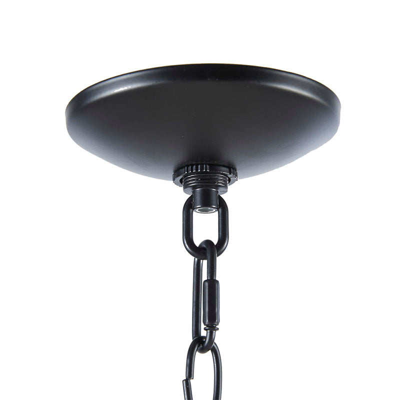 Black dining chandelier light fixture