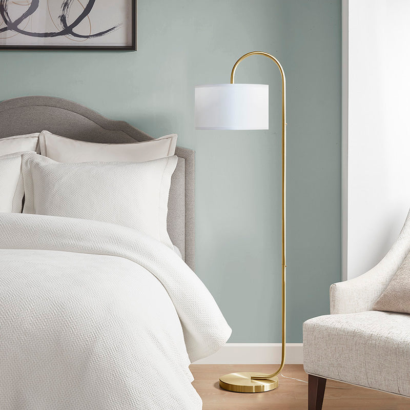 Gold Arched Metal LED Floor Lamp