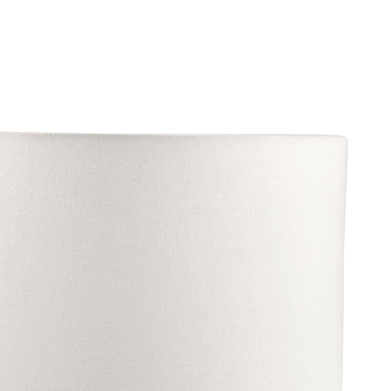 White Boho Polyester Ceramic Table Lamp