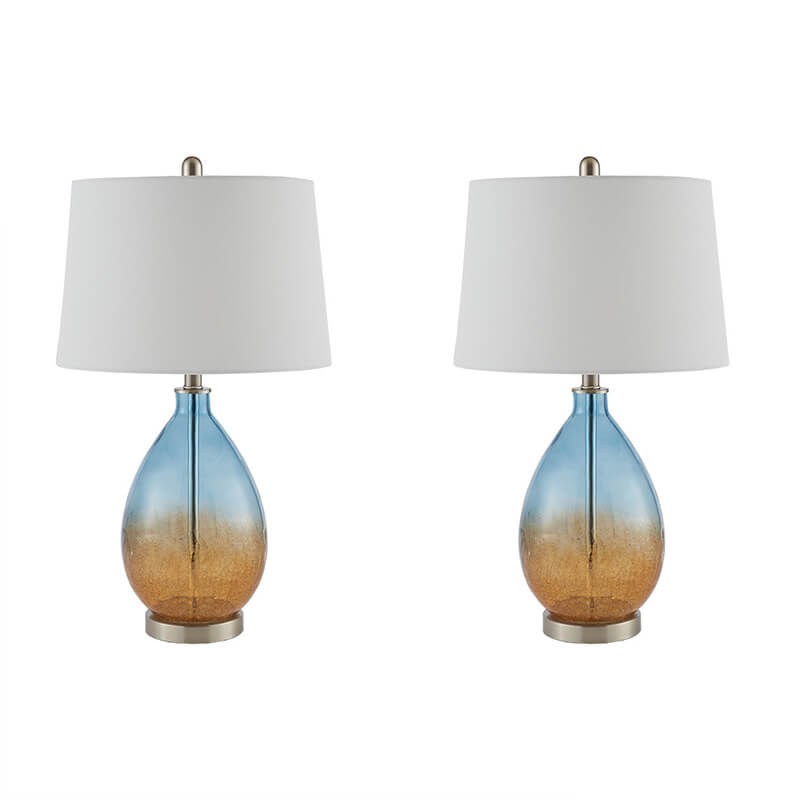 Cortina Ombre Glass Iron Table Lamp