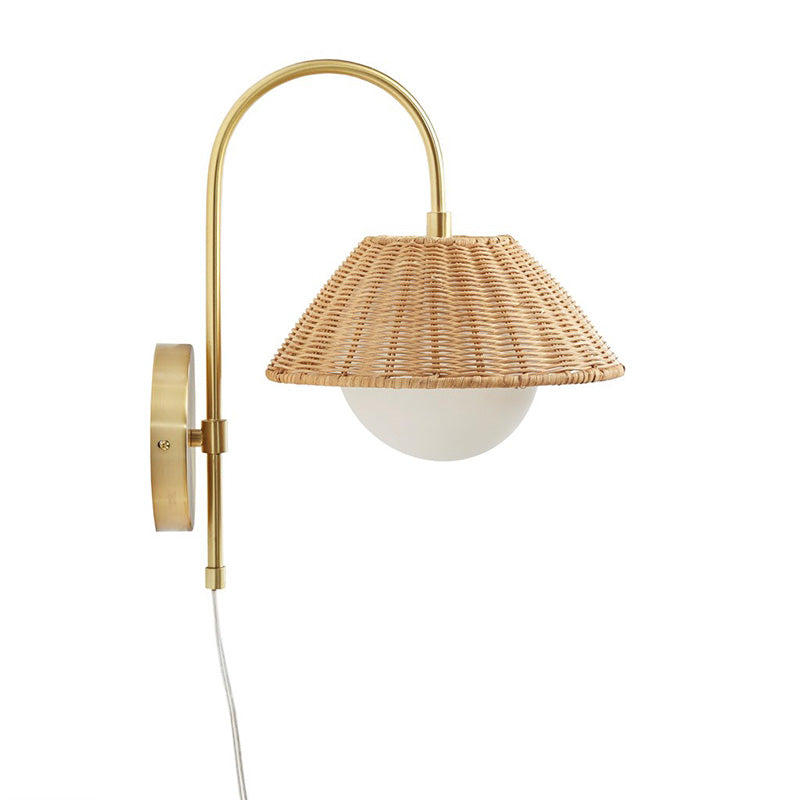 Rattan Wall Sconce