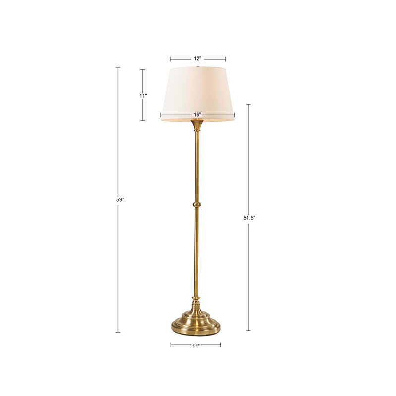 Bronze Antique Brass Iron Floor Lamp