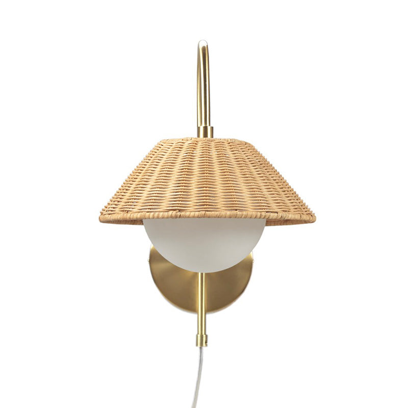 Rattan Wall Sconce