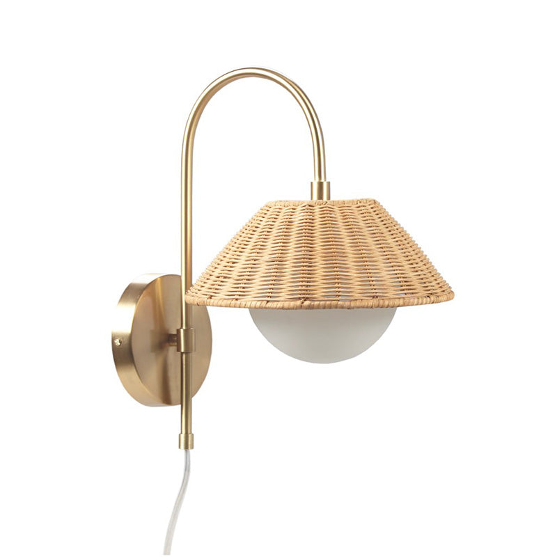 Rattan Wall Sconce