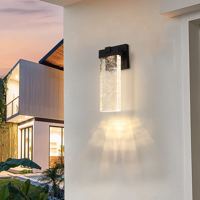 Acrylic Outdoor LED Crystal Wall Lamp