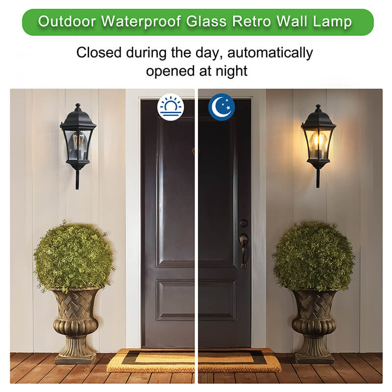  Acrylic Outdoor Waterproof Glass Wall Lamp