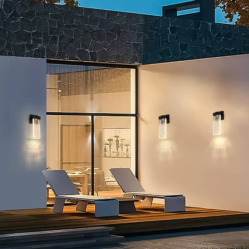 Acrylic Outdoor LED Crystal Wall Lamp