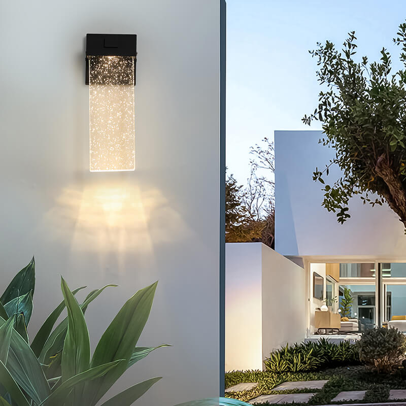 Acrylic Outdoor LED Crystal Wall Lamp