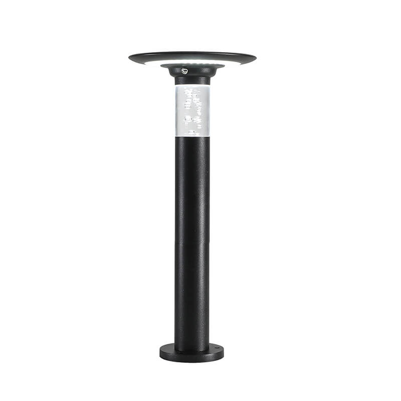 Black Aluminum Solar Lawn Landscape Light