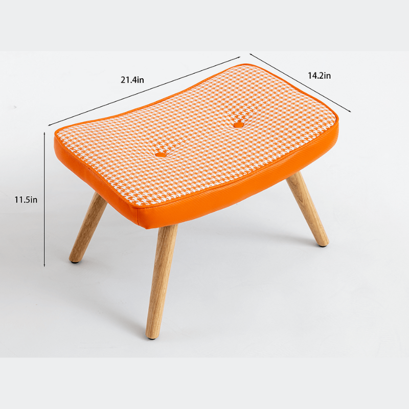 Wooden Step Ottoman 