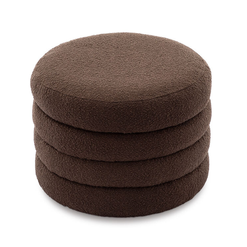 Round Storage Ottoman