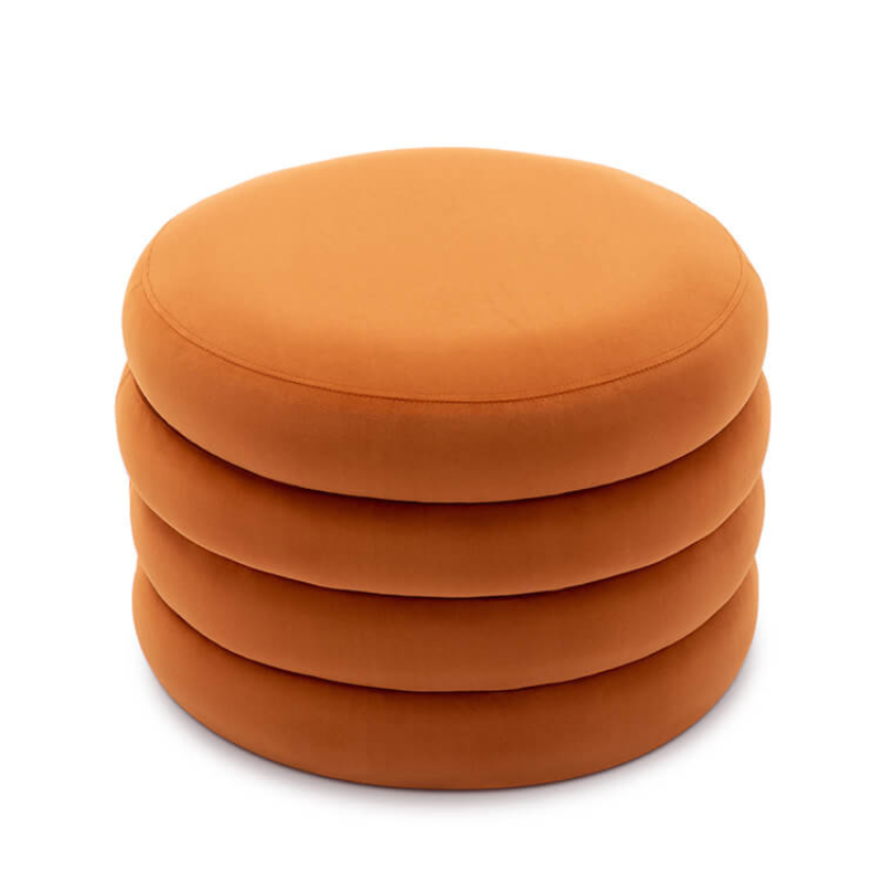 Round Storage Ottoman 