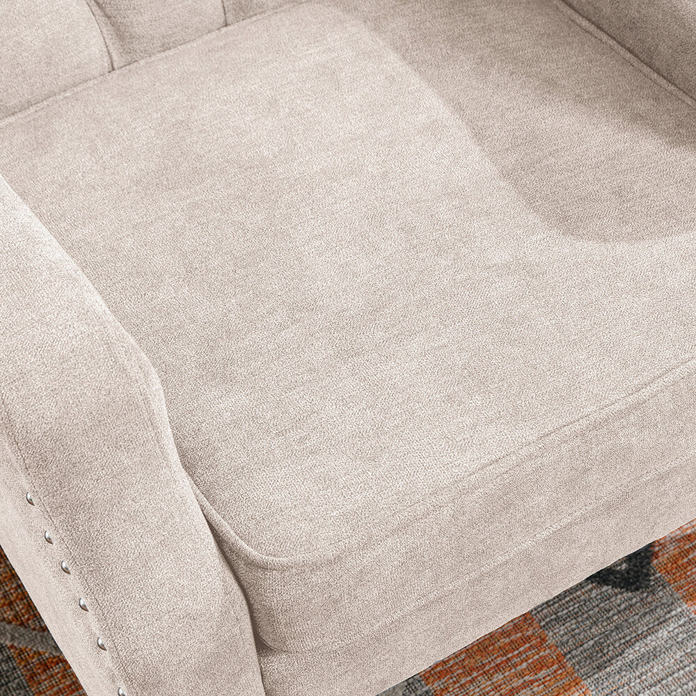 Upholstered Accent Armchair 