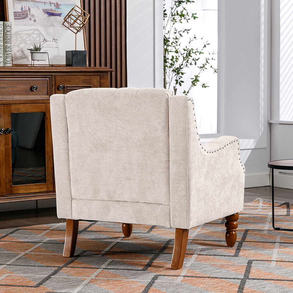 Upholstered Accent Armchair 