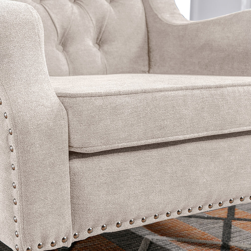 Upholstered Accent Armchair 