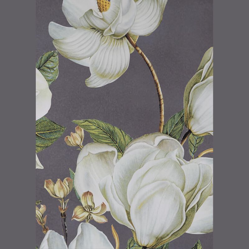 31.5"L x 47"H Large White and Gold Botanical Wall Art