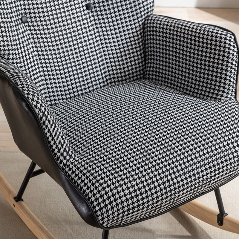 Houndstooth Rocking Chair