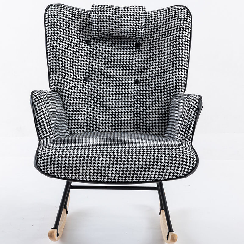 Houndstooth Rocking Chair