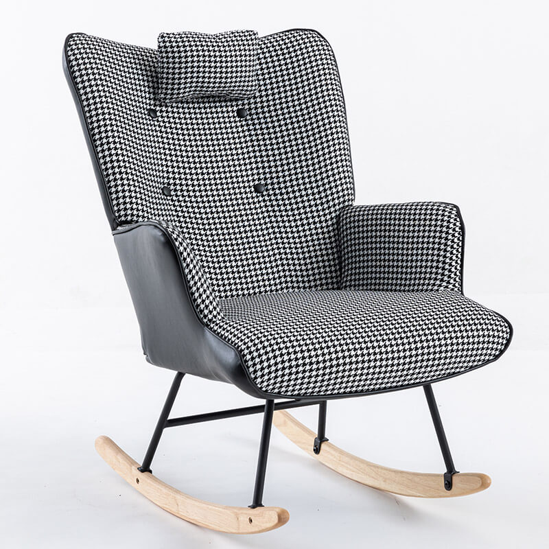 Houndstooth Rocking Chair