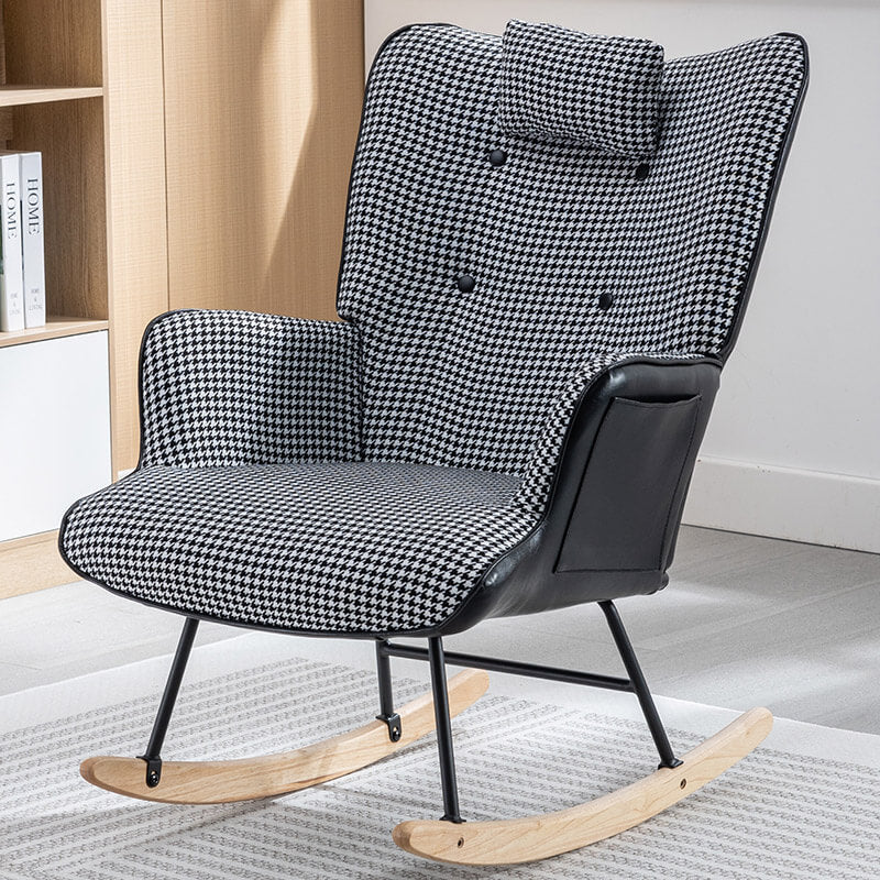 Houndstooth Rocking Chair