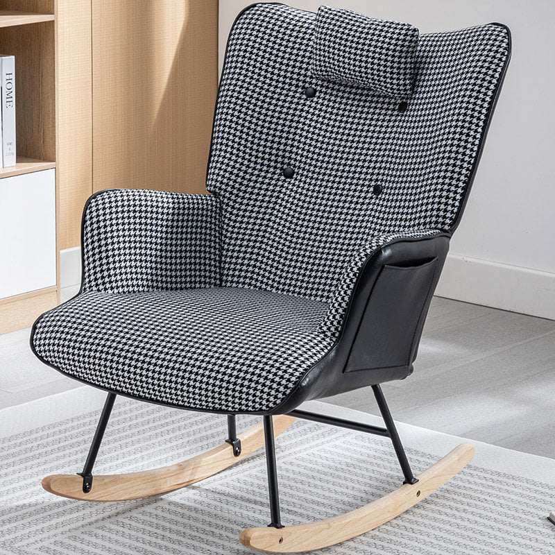 Houndstooth Rocking Chair