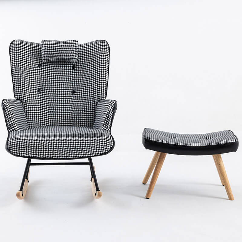 Houndstooth Rocking Chair