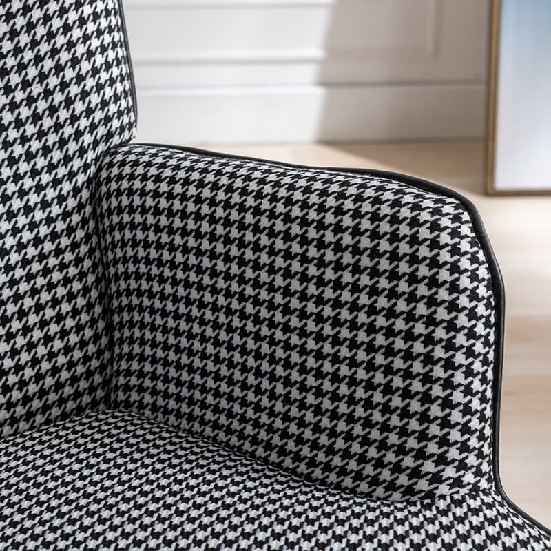 Houndstooth Rocking Chair