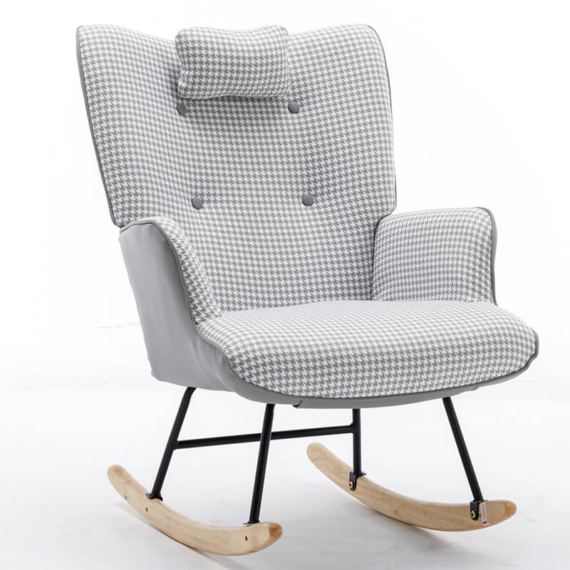 Houndstooth Rocking Chair