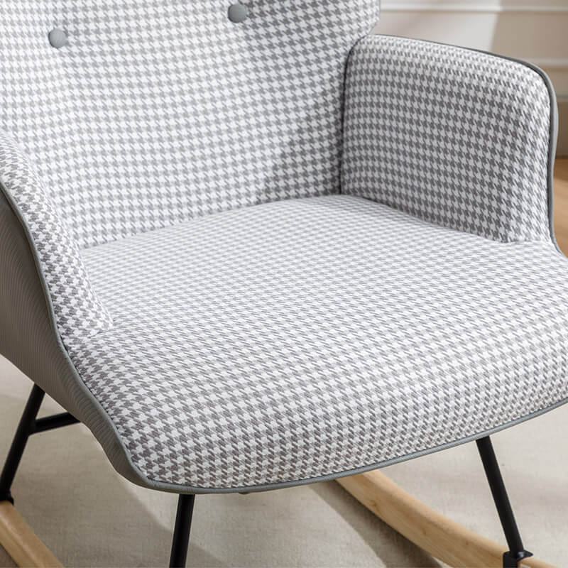 Houndstooth Rocking Chair