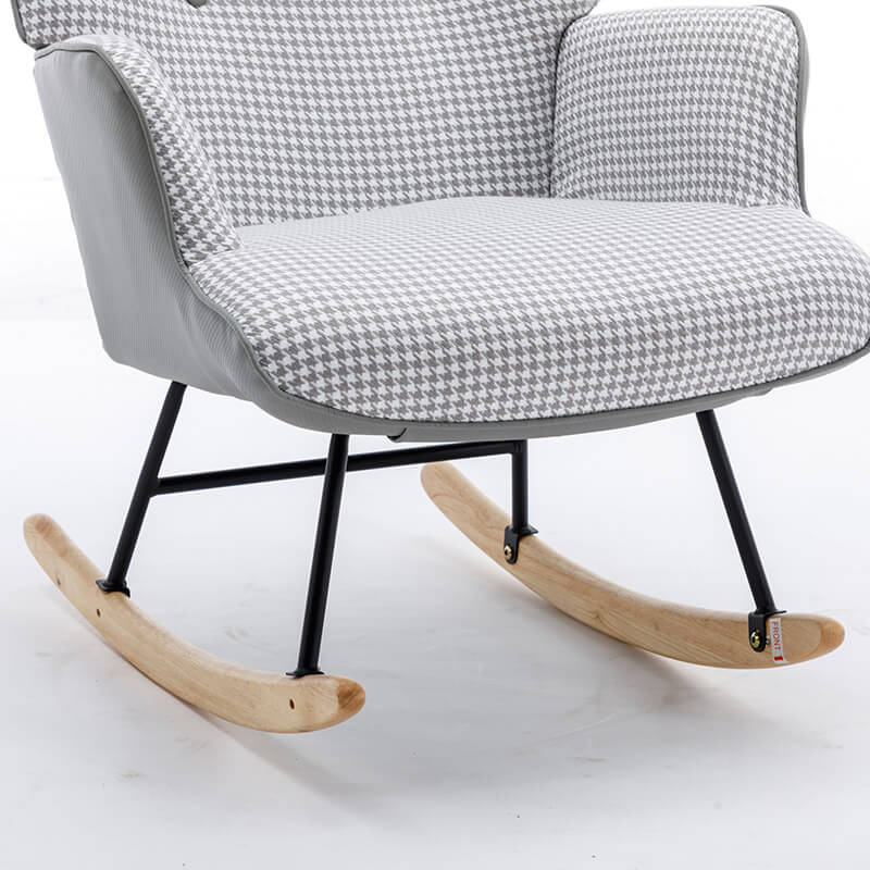 Houndstooth Rocking Chair