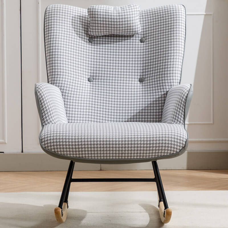 Houndstooth Rocking Chair