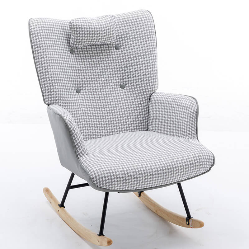 Houndstooth Rocking Chair