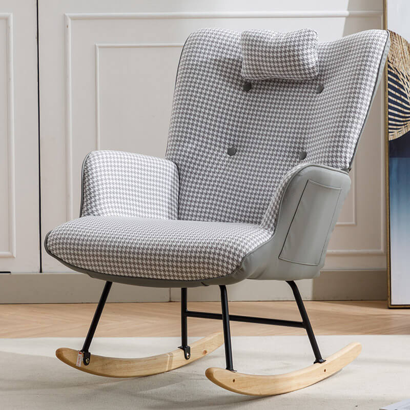 Houndstooth Rocking Chair