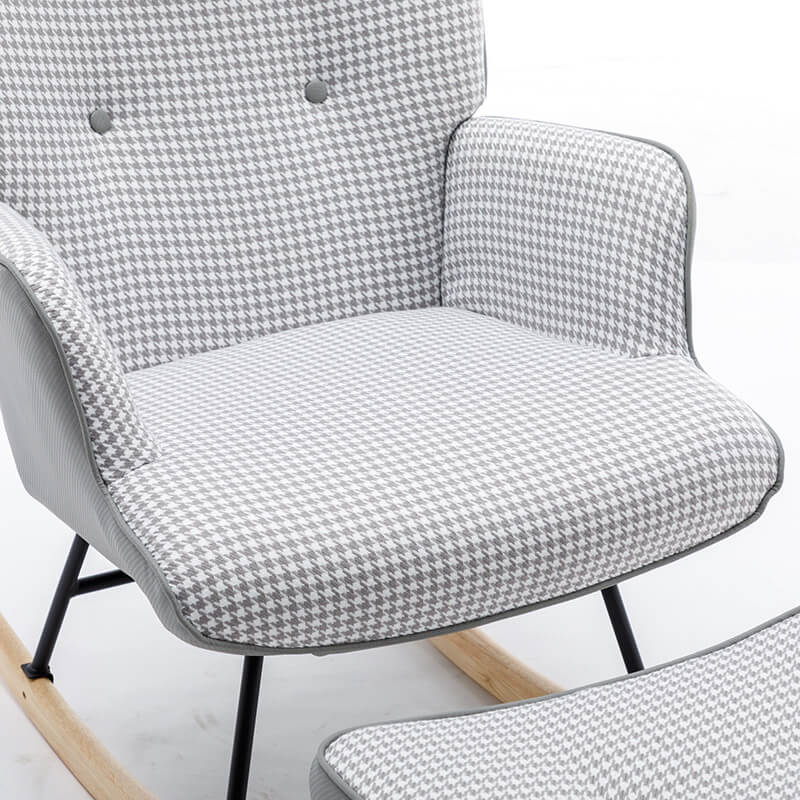 Houndstooth Rocking Chair