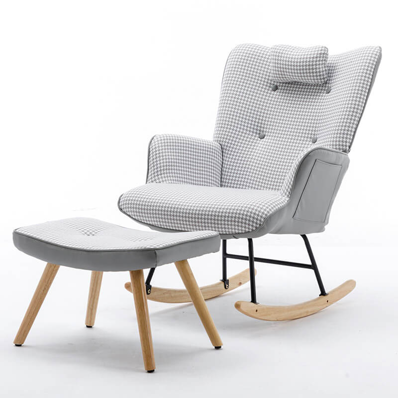 Houndstooth Rocking Chair