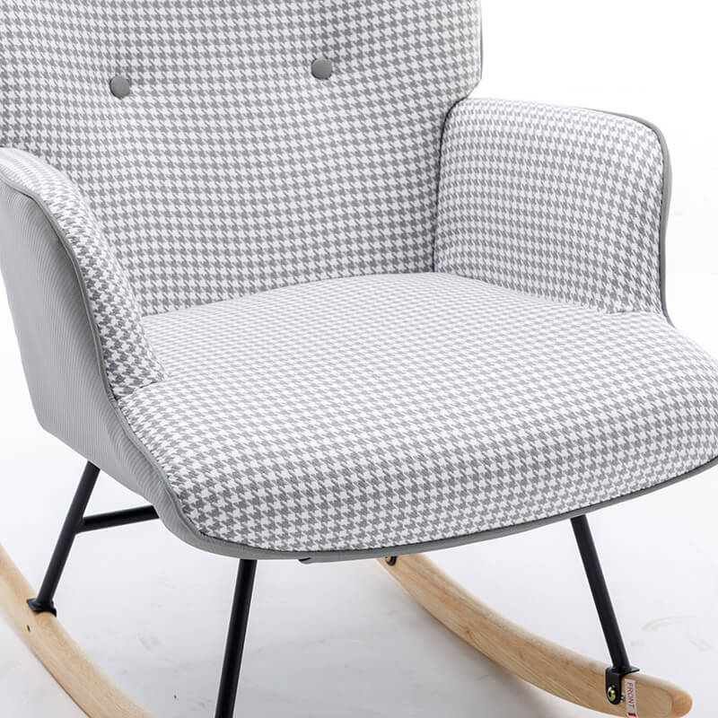 Houndstooth Rocking Chair