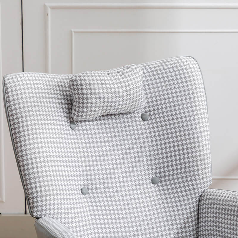 Houndstooth Rocking Chair