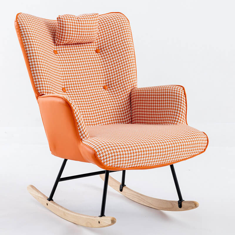 Houndstooth Rocking Chair