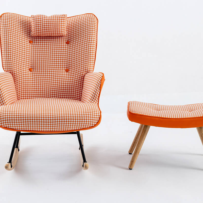 Houndstooth Rocking Chair