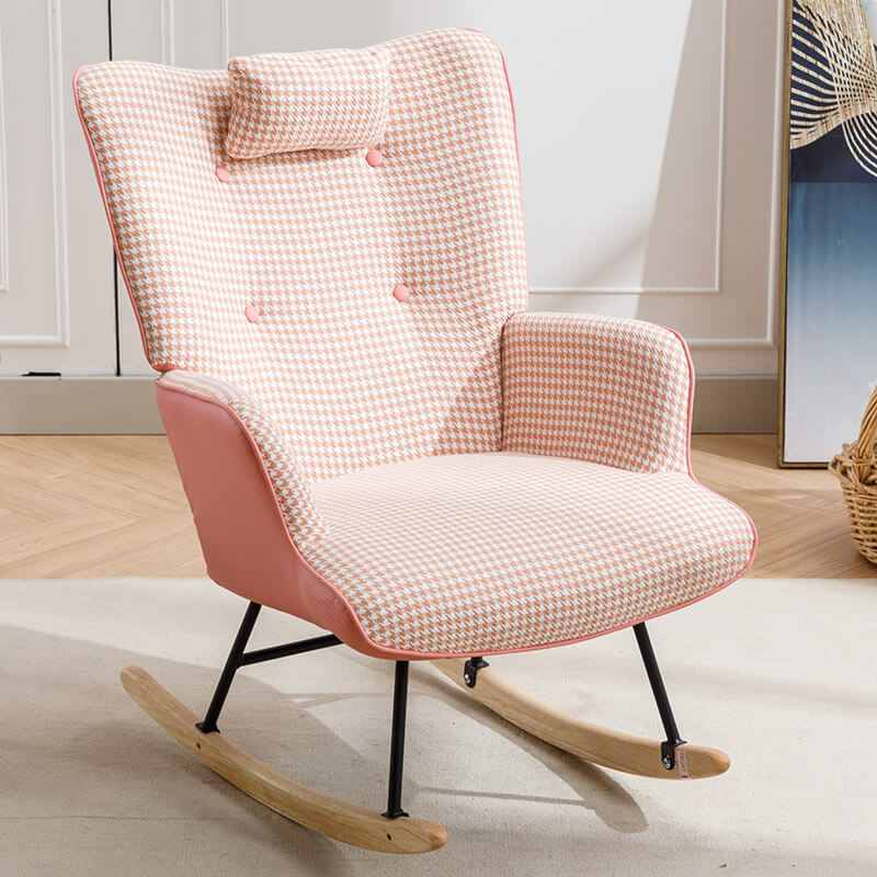 Houndstooth Rocking Chair