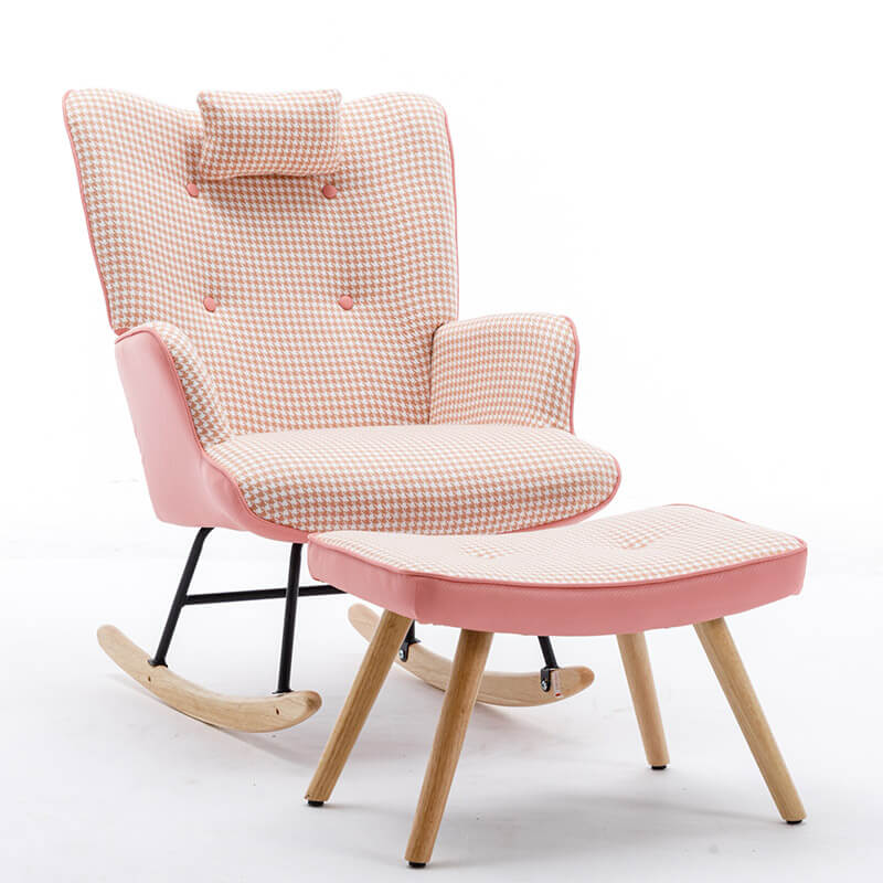 Houndstooth Rocking Chair