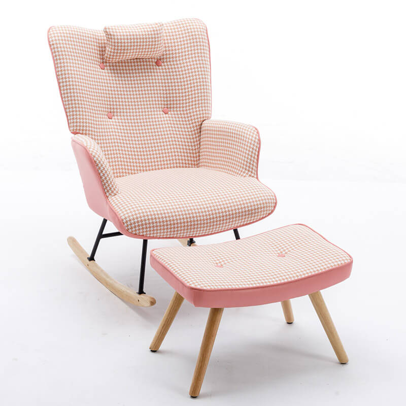 Houndstooth Rocking Chair