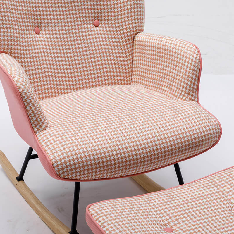 Houndstooth Rocking Chair