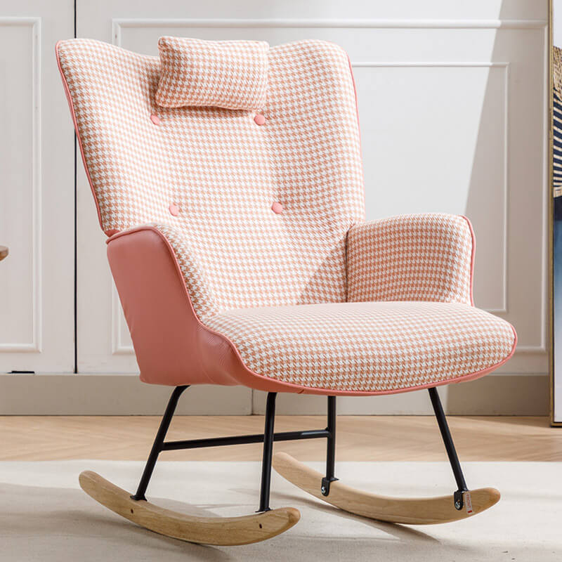 Houndstooth Rocking Chair