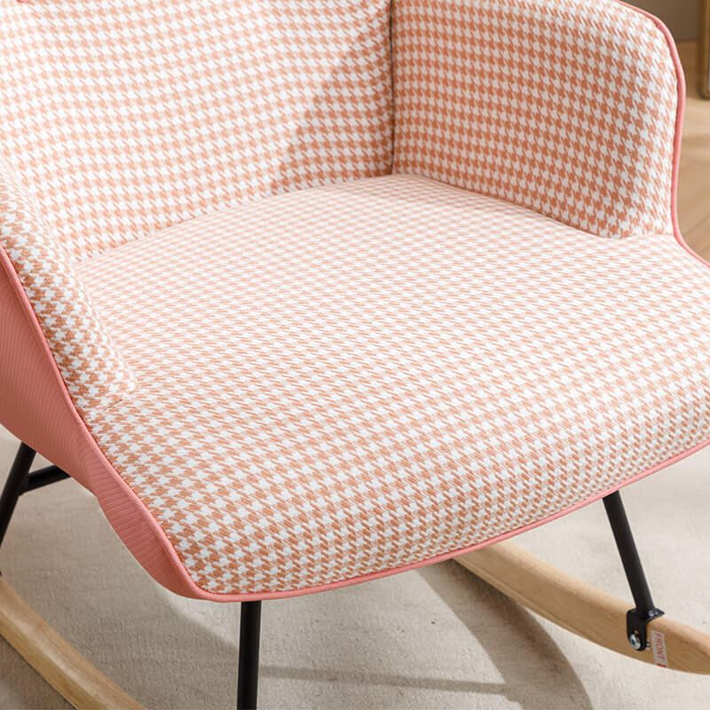 Houndstooth Rocking Chair