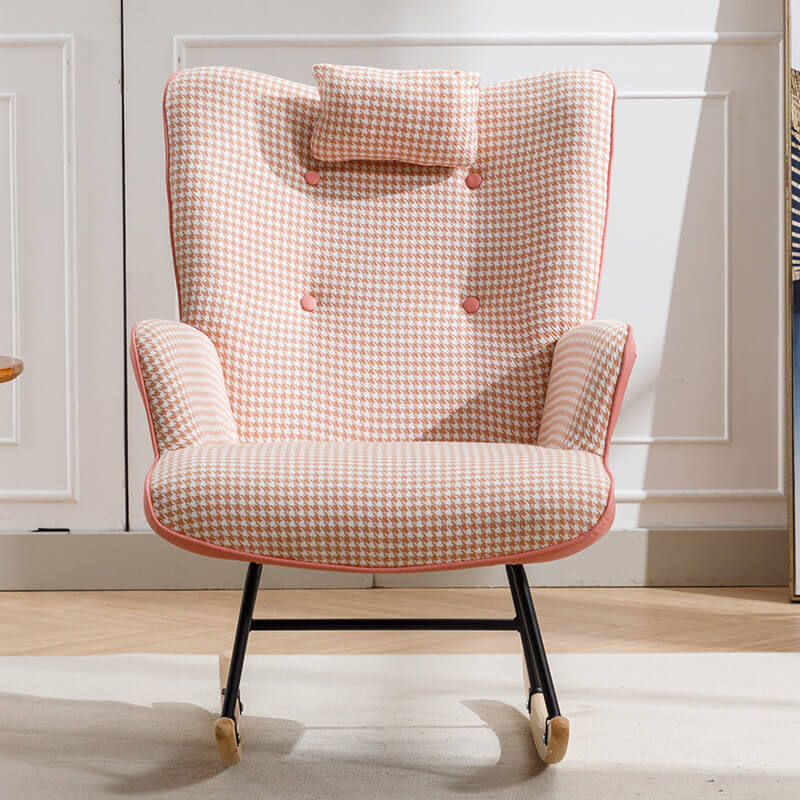 Houndstooth Rocking Chair