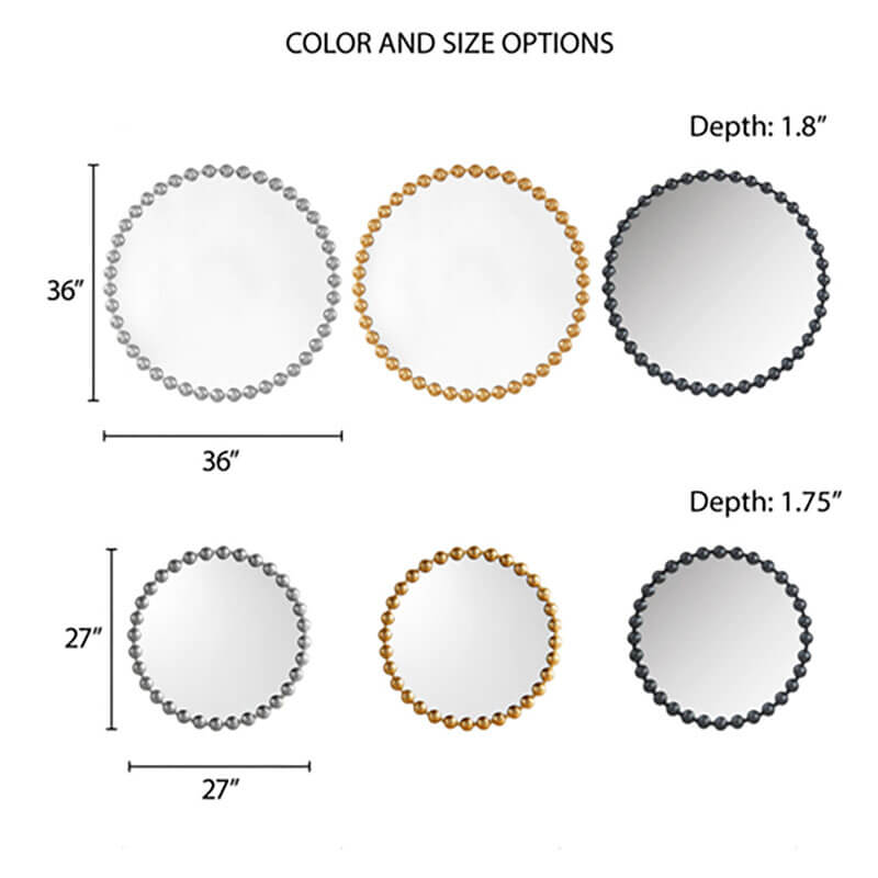 color and size options 